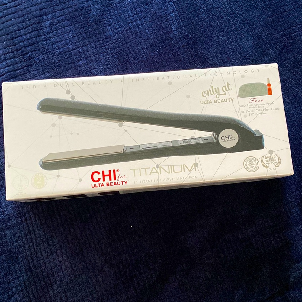 CHI by Ulta beauty 1 “ Titanium hairstyling iron